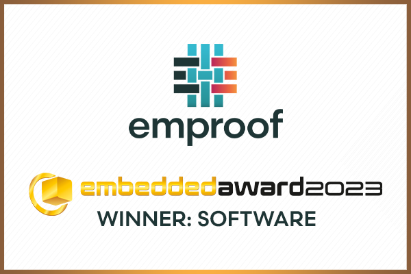 Embedded Award 2023 Winner: Software